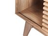 Dřevěný televizní stolek s odkládací policí CLEVELAND světlé dřevo_824100