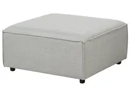 Modular Corner Sofa 2 Seater ARDAL with Ottoman Fabric Light Grey Left Hand_949559