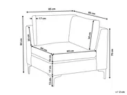Corner Seat EVJA Velvet Green_789469