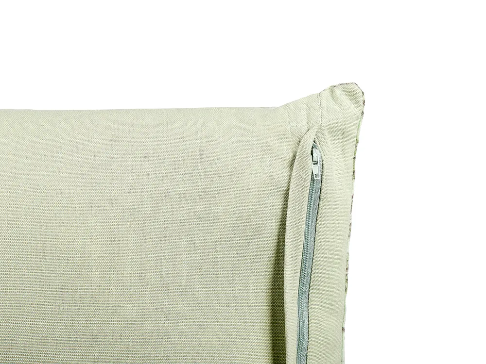 ROOM99 Feel Sierkussensloop, 45 x 45 cm, decoratieve sierkussensloop, esthetisch, modern, slaapkamer, woonkamer, fluweel, beige, 1 stuk