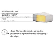 Liggestol med hynde AMELIA Metal Lys Beige_992348