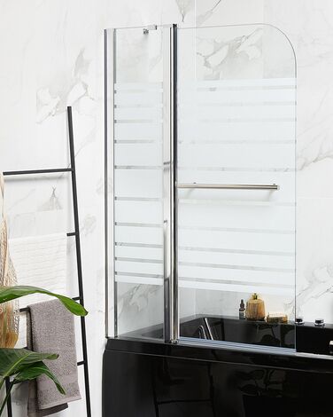 Tempered Glass Shower Bath Screen 140 x 100 cm TUAPI