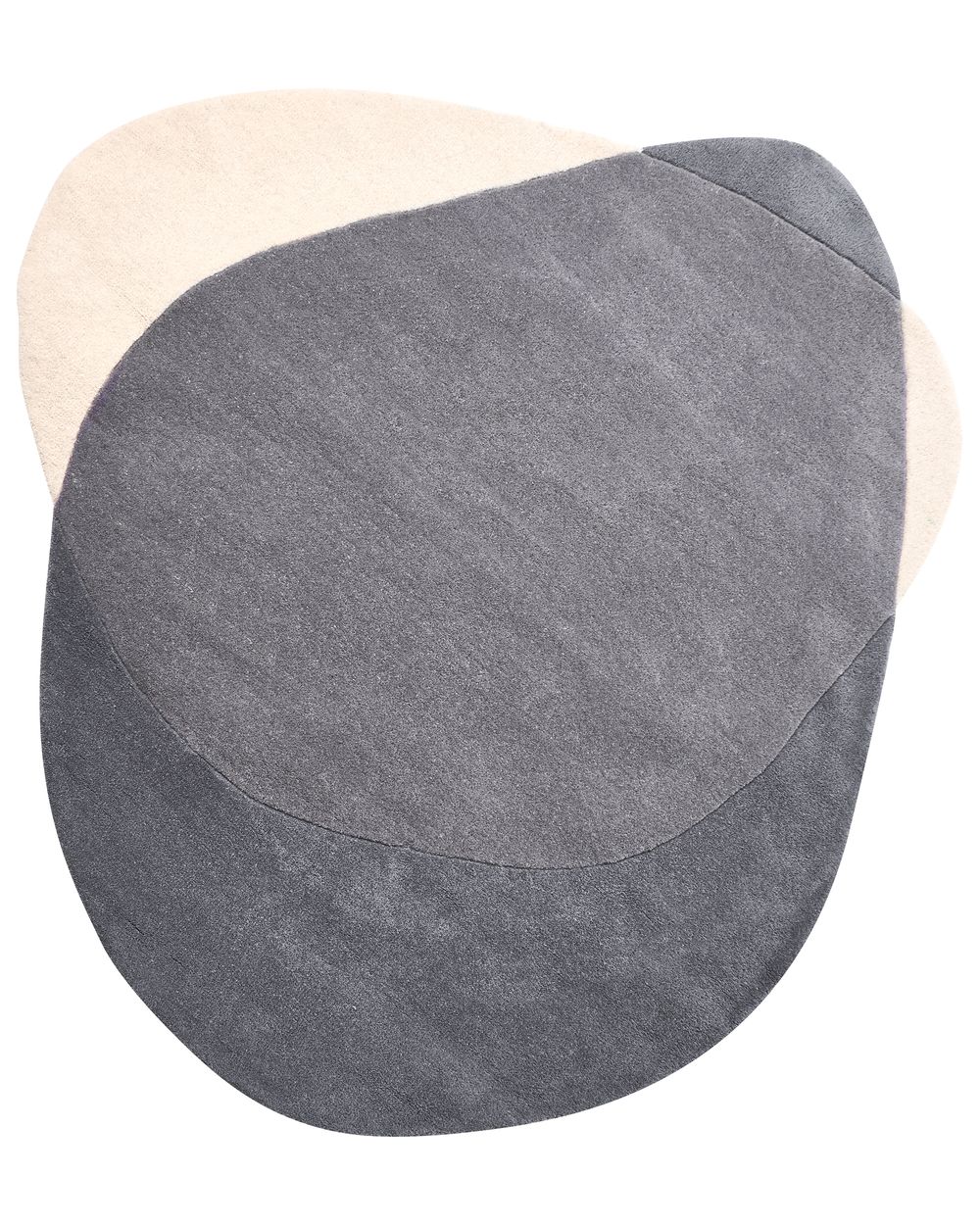 Covor MYSURU Gri 160 x 160 cm Lână