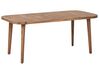 Certified Acacia Garden Dining Table 180 x 90 cm Light Wood PARAGGI_928489