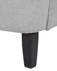 Poltrona Wingback ABSON Tessuto Grigio_747438