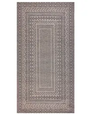 Szőnyeg BAGLAR Szürke 80 x 150 cm Juta zsákvászon_853361