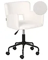 Desk Chair SANILAC II Boucle Off-White