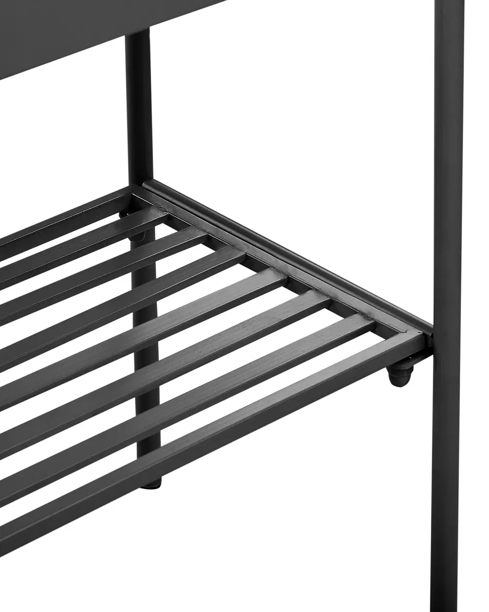 Donica na nóżkach VINCA 70 cm Metal Czarny_942287