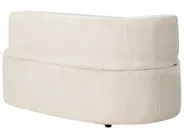 Left-Hand Chaise Longue VANVEY Corduroy Light Beige_1004191