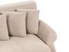 3 Seater Fabric Sofa Beige EIKE_918860