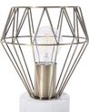 Tischlampe gold 28 cm Gitter MOONI klein_816572