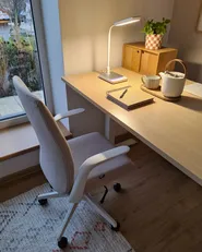LED Desk Lamp CENTAURUS with Dimmer Metal White_1034801