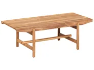 Garden Bench with Cushion GIAVENO 135 cm Acacia Wood Off-White_989056