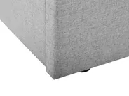 Ottoman Bed LORIENT Fabric Grey 160 x 200 cm (EU King Size)_827052