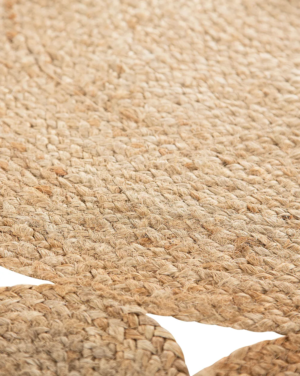 Rug AHLAT Beige ø 120 cm Jute_756612