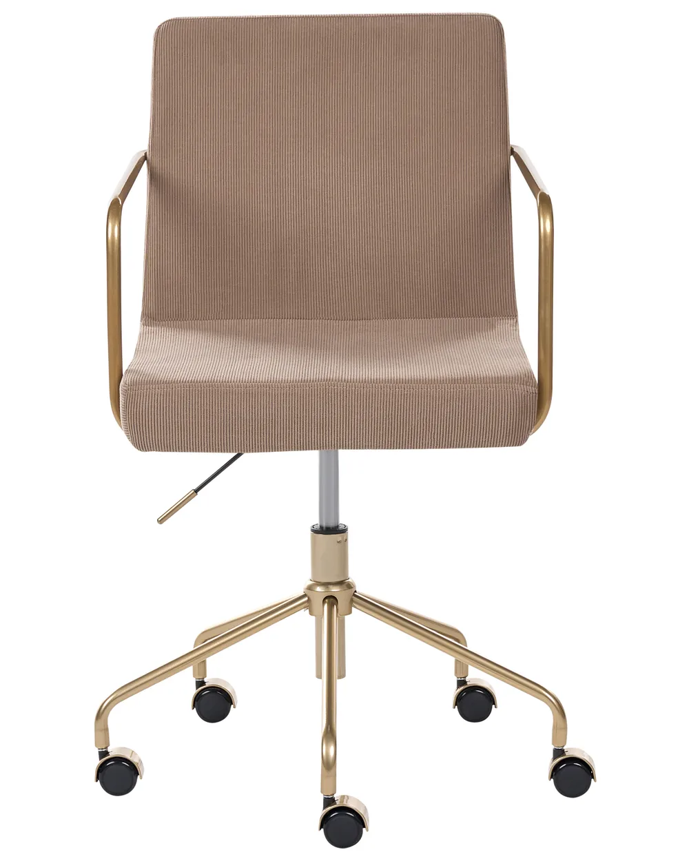 Office Chair TRINITY Corduroy Light Brown_1077458