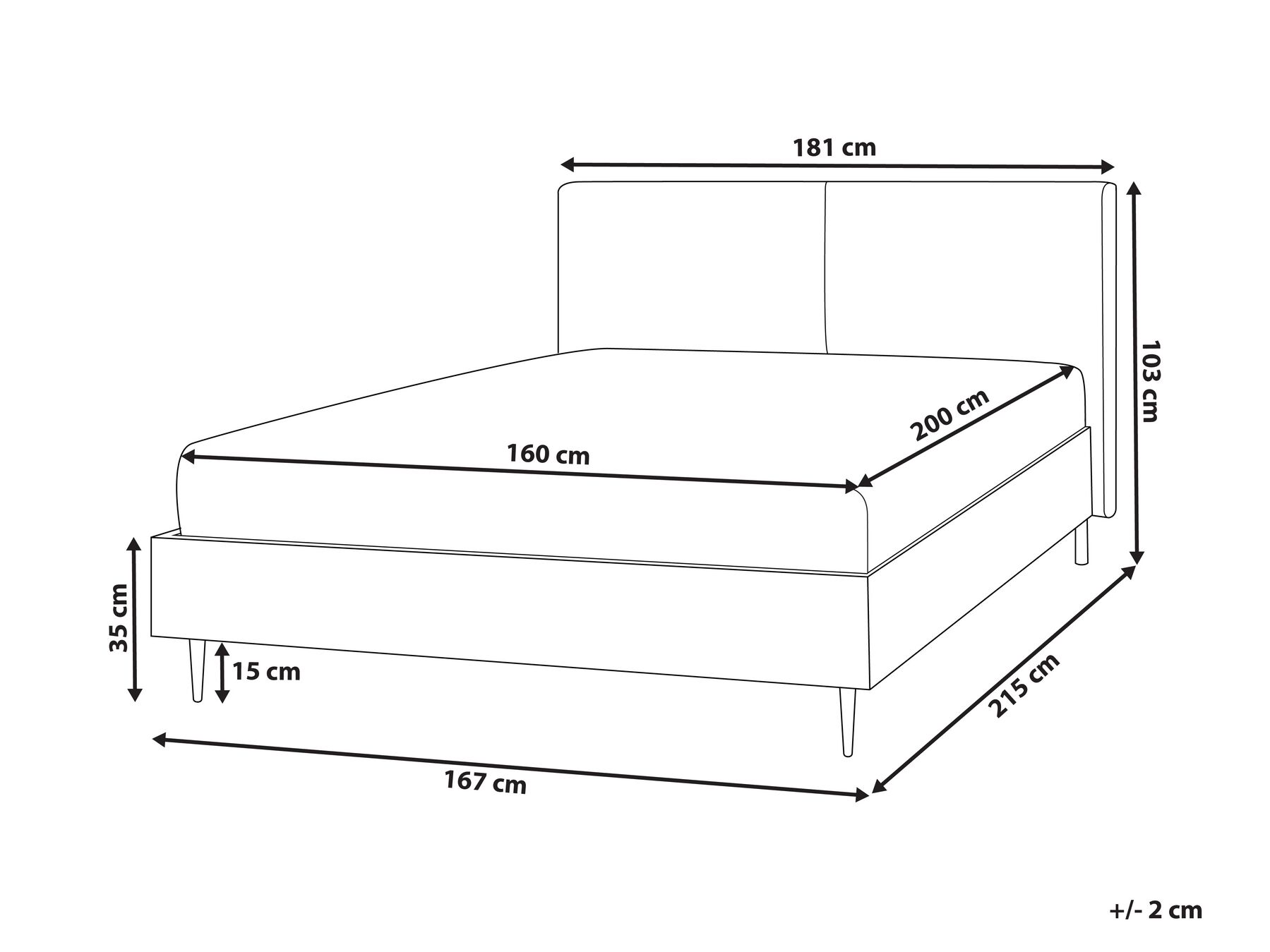 Faux Leather EU King Size Bed Golden Brown LIMANTON_863239 Faux Leather EU King Size Bed Golden Brown LIMANTON_863239