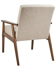 Armchair ESRUM Fabric Dark Brown/ Beige_943379