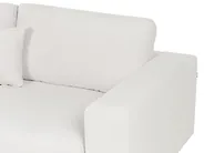 Corner Sofa 5 Seater LOFOTEN Fabric Off-White Left Hand_900516