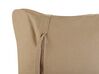 Set of 2 Jute Cushions 30 x 70 cm Beige LUINA_887837