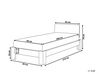 Dřevěná postel s lamelovým roštem 90x200 cm ROYAN_726494