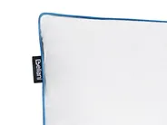 Poduszka ANETO Niska 40 x 80 cm Kacze pióra i puch Biały_1022985