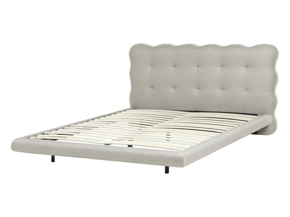 Bed Fabric SOULISSE 140 x 200 cm (EU Double) Beige_1129824