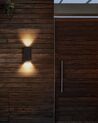 Set of 2 Outdoor LED Wall Lights Black ANDREWS_917085