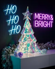 LED Decoration UNUKA 40 cm Christmas Tree Multicolour_1142962