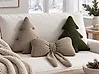 Dekokissen 3er Set WINTERLAND 30 x 35 cm 45 x 25 cm Bouclé Taupe Weihnachtsmotiv
