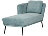 Right Hand Fabric Chaise Lounge Blue ARTHEZE _930158