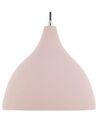 Růžová pastelová stropní lampa LAMBRO_691362