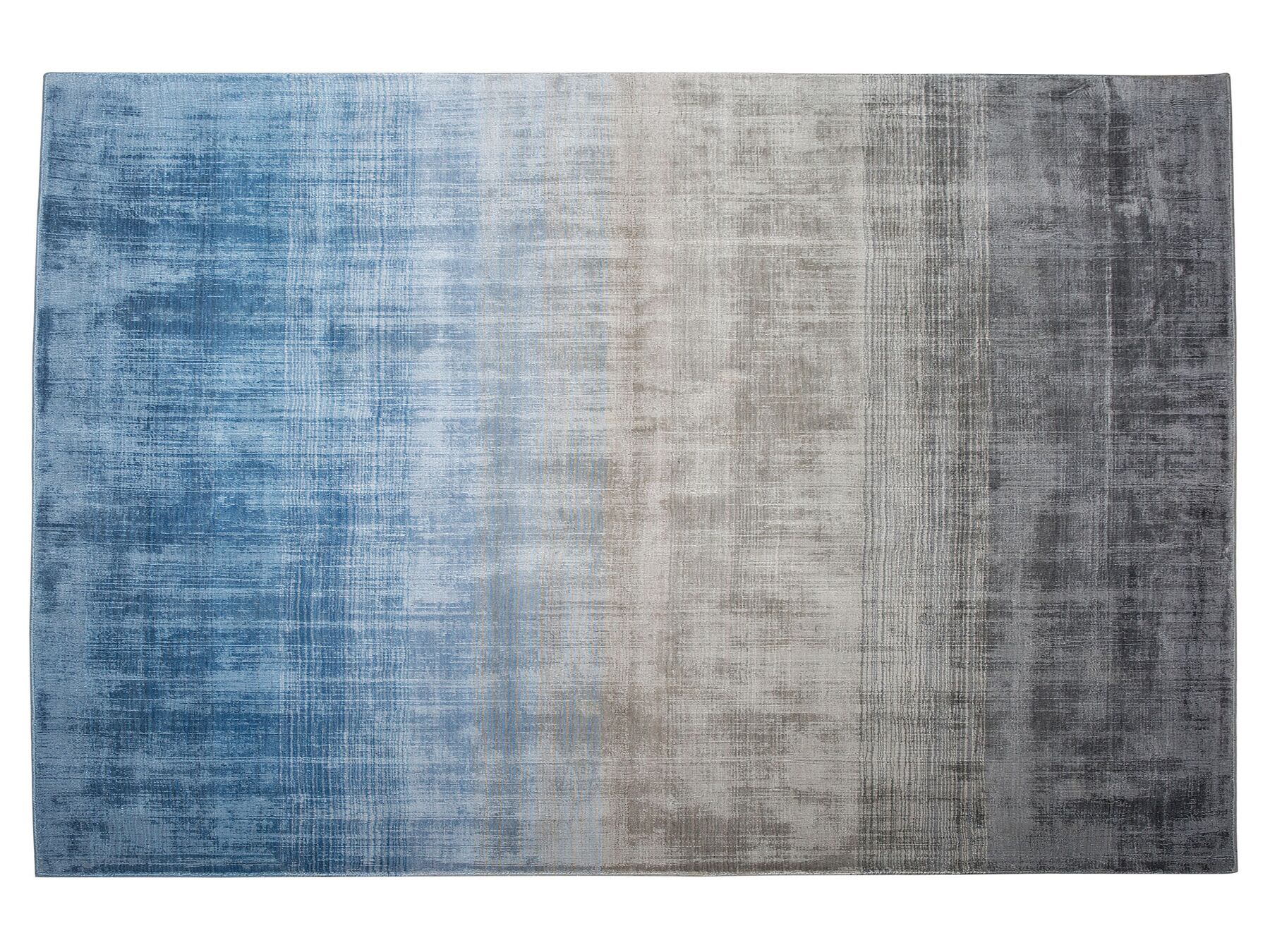 Teppich grau-blau 140 x 200 cm Kurzflor ERCIS_710331