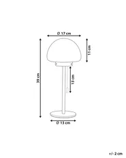 Table Lamp MORUGA Metal Silver_851517