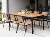 Acacia Wood Garden Dining Table 180 x 90 cm Light VALLESE_932861