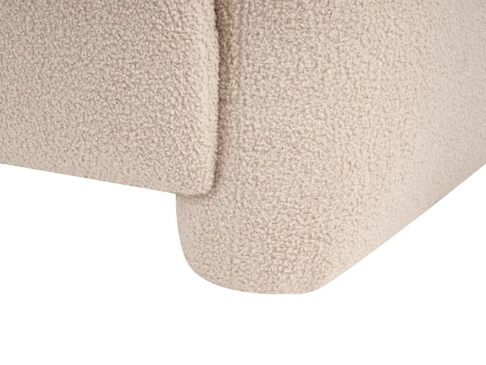 Sofa 3 Seater EKENES Boucle Beige_1074496