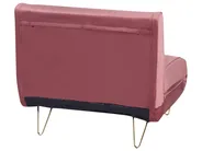 Single Sofa Bed VESTFOLD Velvet Pink_937920