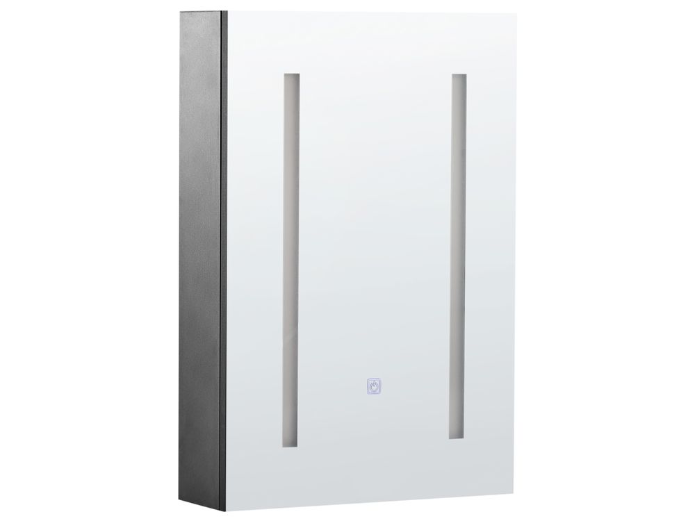 Armoire de toilette murale LED CAMERON 40 cm 60 cm Noir