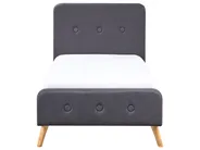 Bed Fabric RENNES 90 x 200 cm (EU Single) Dark Grey_679871