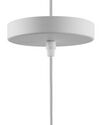 Metal Pendant Lamp White NEVA_688344