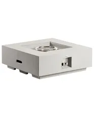 Gas Fire Pit HEKLA Concrete Light Grey_956429