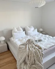 Bed Fabric LINARDS 180 x 200 cm (EU Super King) Off-White_967247