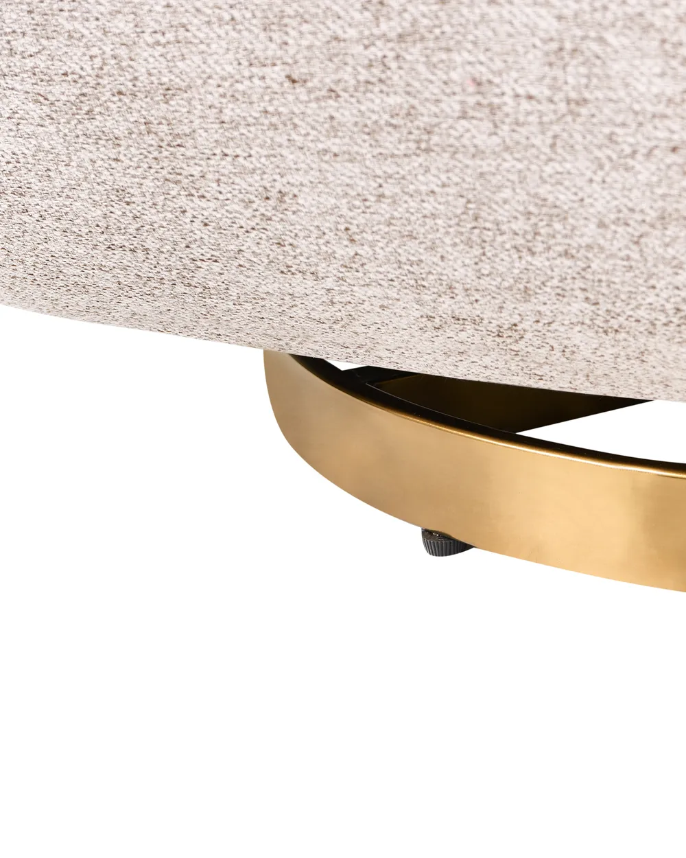 Poltrona girevole MUREN Tessuto Beige_1072936