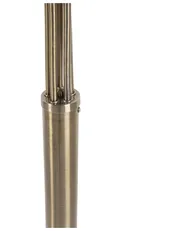 Floor Lamp FLINDERS Adjustable Metal Gold_745074