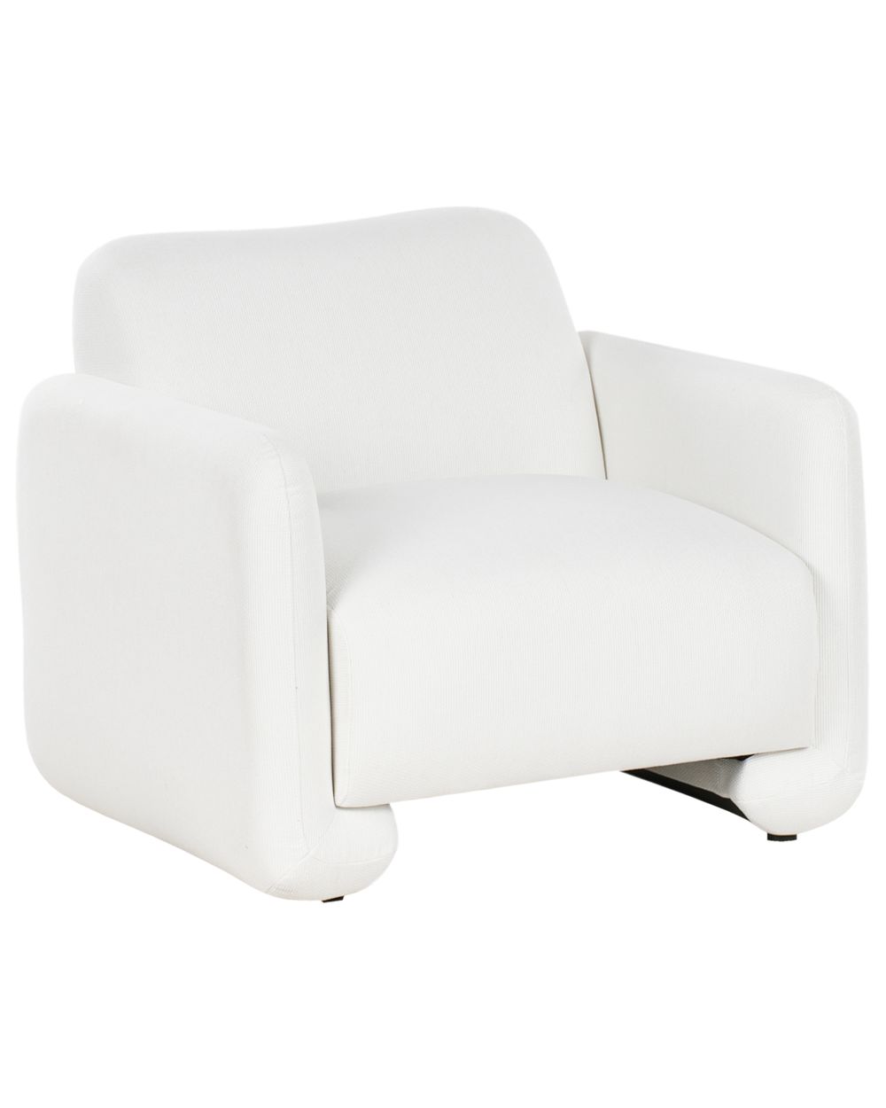 Armchair SALAND Fabric White