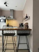 Set of 2 Bar Chairs PRESTON Metal Black_818934