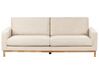 3 Seater Jumbo Cord Sofa Light Beige SIGGARD_920580