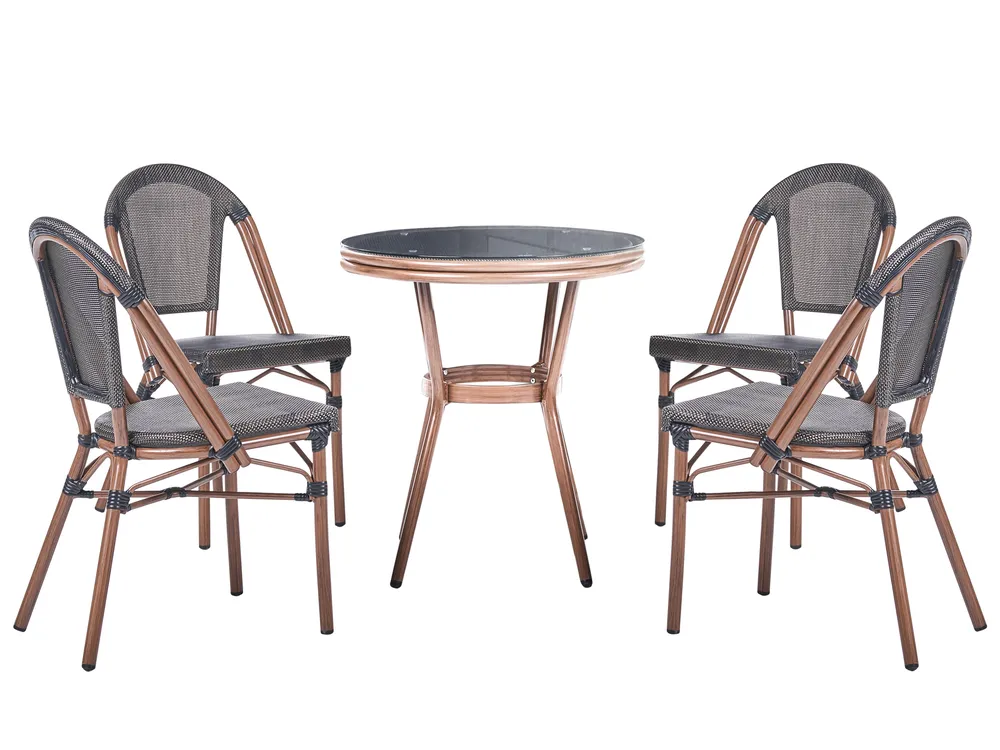 KADAX Fioriera Sospesa Da Esterno 60 Cm, Balcone In Plastica Effetto Rattan Con Staffe Di Montaggio Integrate E Sottovaso Marrone Set Di 4 83765814 KADAX Fioriera Sospesa Da Esterno 60 Cm, Balcone In Plastica Effetto Rattan Con Staffe Di Montaggio Integrate E Sottovaso Marrone Set Di 4 83765814