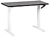Escritorio de altura regulable manual DESTINES 120 cm x 72 cm Negro/Blanco