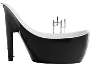Vasca da bagno freestanding COCO 180 x 80 cm Nero/Bianco_1150281